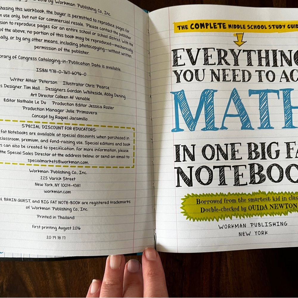 Math Study Guide Notebook - Picture 7 of 8